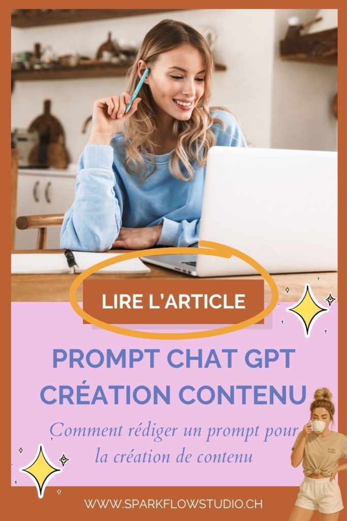 Prompt ChatGPT création contenu